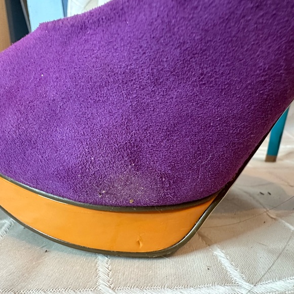 Aldo Purple Suede Platform Heels, size 40 - Picture 10 of 13